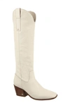 Sam Edelman Britten Western Boot In Modern Ivory