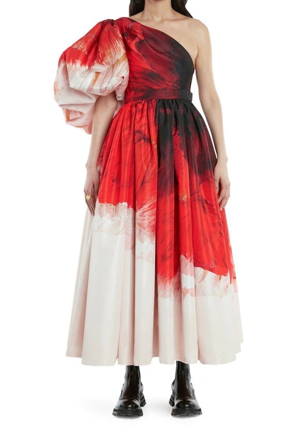 alexander mcqueen one shoulder dress Givenchy Pleated Maxi Dress