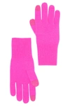 Nordstrom Rack Cashmere Gloves In Pink Flash