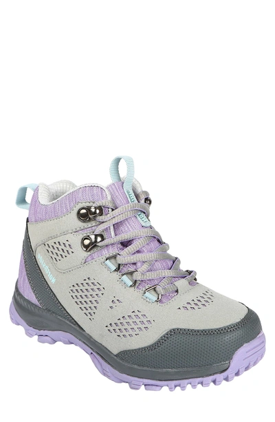Northside Kids' Benton Waterproof Mid Boot In Grey/ Lilac
