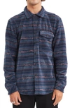 Billabong Furnace Recycled Polyester Shirt Jacket In Navy