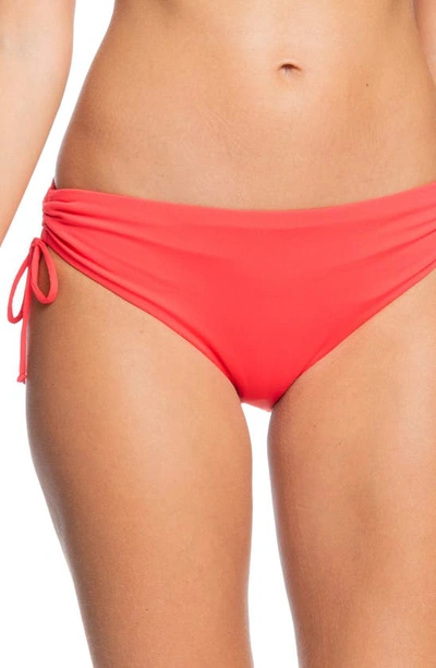 Roxy Juniors' Beach Classics Tie Bikini Bottoms Women's Swimsuit In Cayenne Red