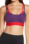 Natori Gravity Contour Underwire Coolmax Sports Bra (32c) In Radicchio/chili