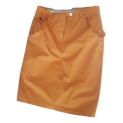 Pre-owned Baum Und Pferdgarten Mid-length Skirt In Camel