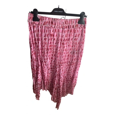 Pre-owned Isabel Marant Étoile Mid-length Skirt In Red