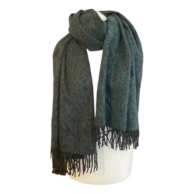 Pre-owned Christopher Kane Cashmere Scarf In Green