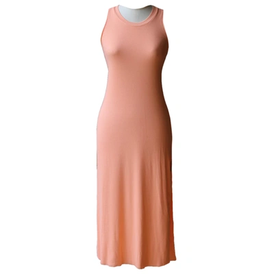 Pre-owned Cotton Citizen Mid-length Dress In Orange