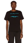 Raf Simons Regular Fit Ataraxia Tour T-shirt In Black