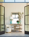 Emporium Home For William D Scott Traverse White Console