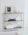 Emporium Home For William D Scott Acorn Nickel Open Shelf Console