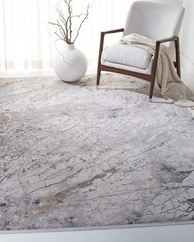 Safavieh Emma Power-loomed Rug, 7' X 10' In Grey/gold