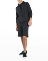 Bugatchi Men's Comfort Hooded Sweatshirt In Graphite