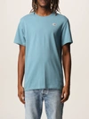 The North Face T-shirt  Men Color Gnawed Blue