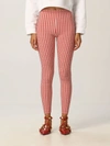 Valentino Leggings With Optical Print In White