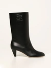 FENDI KARLIGRAPHY BOOTS IN LEATHER,C46440002