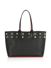 CHRISTIAN LOUBOUTIN WOMEN'S SMALL CABATA EMPIRE LEATHER STUDDED TOTE,400014594544