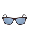 Tom Ford Buckley Ft0906 52v Wayfarer Sunglasses In Havana