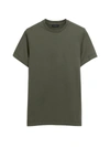 Bugatchi Comfort Collection Crewneck T-shirt In Olive