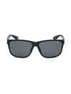 BMW MEN'S INJECTED 60MM SQUARE SUNGLASSES,400015139169