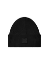 Moose Knuckles Men's Snowbank Cuffed Wool Beanie Hat In Black