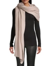 White + Warren Cashmere Travel Wrap In Jute Heather