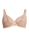 Simone Perele Comete Lace Underwire Bra In Pinky Sand