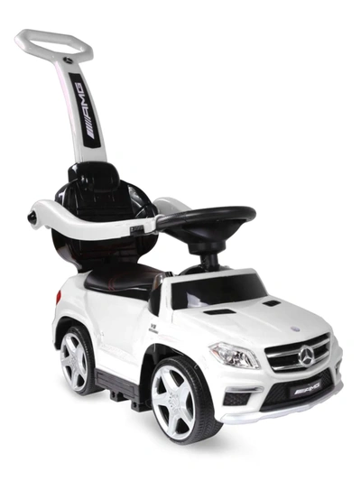 Best Ride On Cars 4-in-1 Mercedes Push Car In White