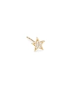 ANDREA FOHRMAN WOMEN'S CELESTIAL MINI STAR 14K GOLD & DIAMOND STUD EARRING,400014860061
