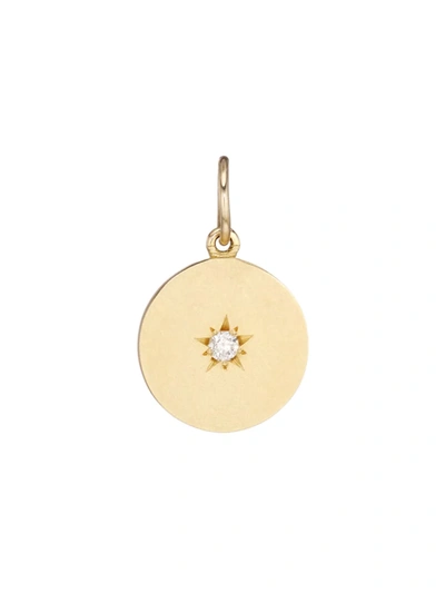 Andrea Fohrman Women's Full Moon 18k Yellow Gold & Diamond Pendant Necklace