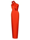 RASARIO WOMEN'S SATIN ONE-SHOULDER CUTOUT DRESS,400015098806