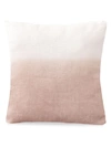 Anaya Ombre Linen Pillow In Pink Off White