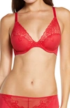 Natori Avail Full Figure Convertible Underwire Contour Bra In Chili