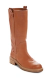 Chloé Edith Winter Boot In Ochre
