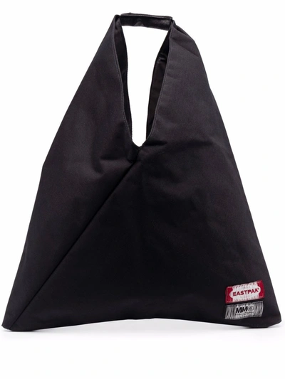 Mm6 Maison Margiela Black Eastpak Edition Japanese Tote Bag