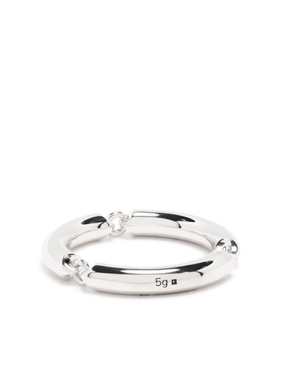 Le Gramme 7g Polished Link Ring In Silver