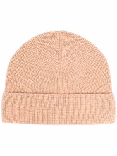Sandro Cashmere-knit Beanie In Neutrals