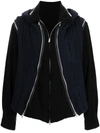 UNDERCOVER LAYERED HOODED JACKET