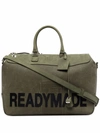 Readymade Logo-print Gym Bag In Green