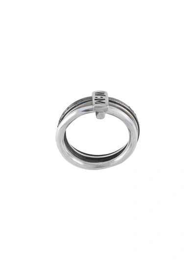Werkstatt:münchen 25 Years Connected Ring In Silver