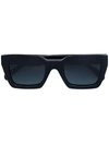 Anine Bing Indio Square-frame Sunglasses In Black