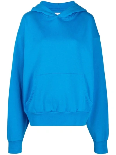 7 Days Active Vintage Cotton Hoodie In Blue