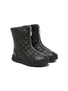 AGE OF INNOCENCE QUILTED ZIP-UP BOOTS
