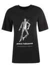 RABANNE PACO RABANNE T-SHIRTS AND POLOS BLACK