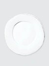Vietri Lastra European Dinner Plate In White