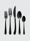 Vietri Settimocielo Five-piece Place Setting In Black