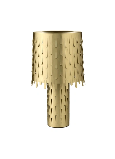 Ghidini Jackfruit Table Lamp - Polished Brass/rosewood