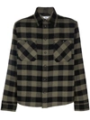 OFF-WHITE ARROWS-PRINT FLANNEL SHIRT