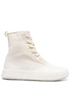 Ambush White Vulcanized Hi-top Sneakers In Weiss