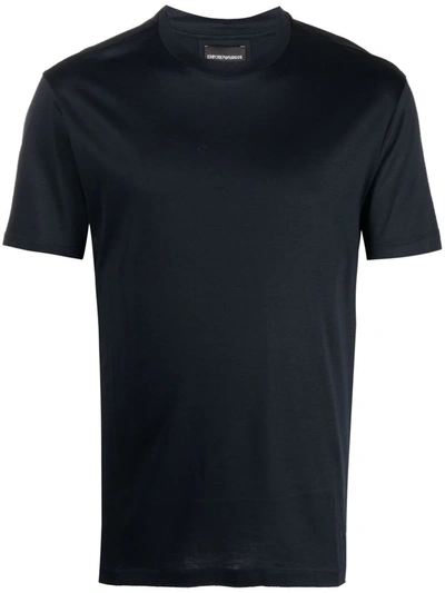 EMPORIO ARMANI LOGO-PATCH SHORT-SLEEVE T-SHIRT