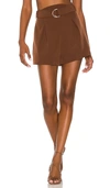 Camila Coelho Maricela Short In Dark Chocolate